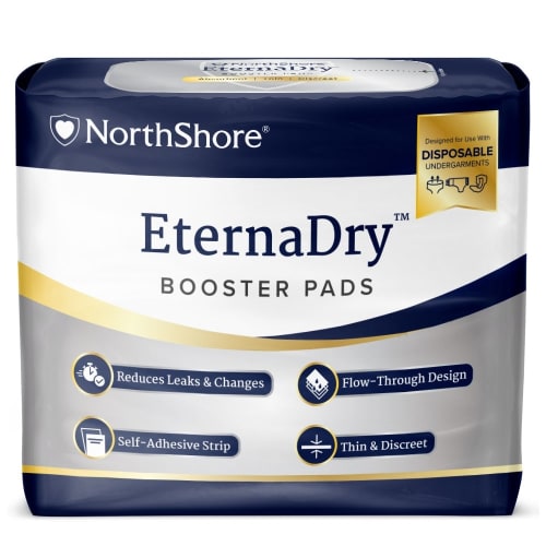 NorthShore EternaDry Booster Pad Accessories, 15 oz, Small, White, 180 Per Case